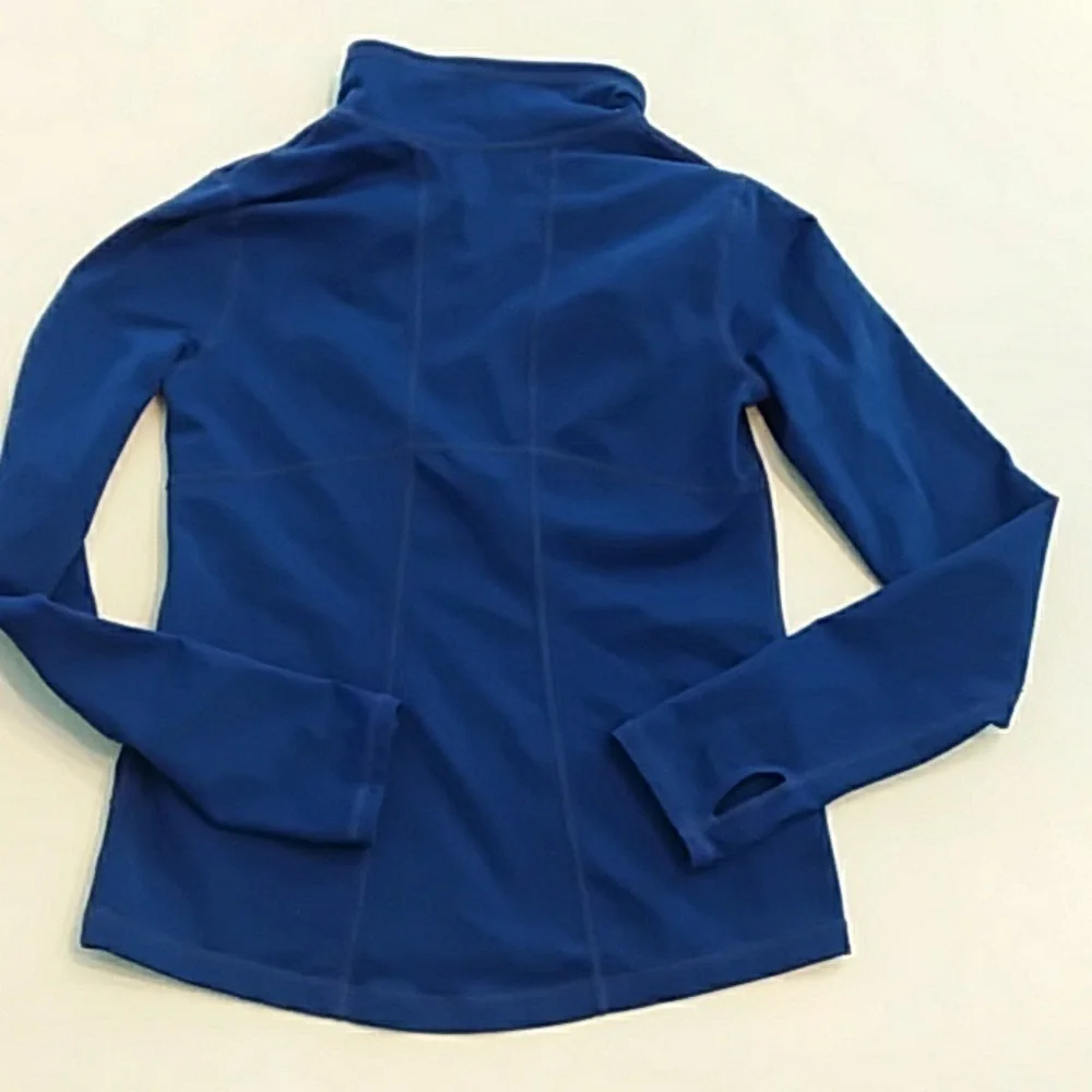 Z by zella large 10/12 Blue quarter zip up jacket